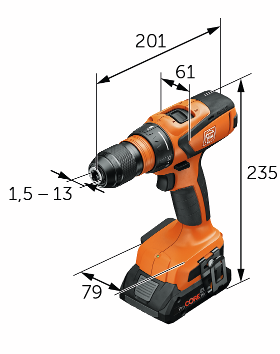 Cordless drill driver ASCM 18 QSW AS
